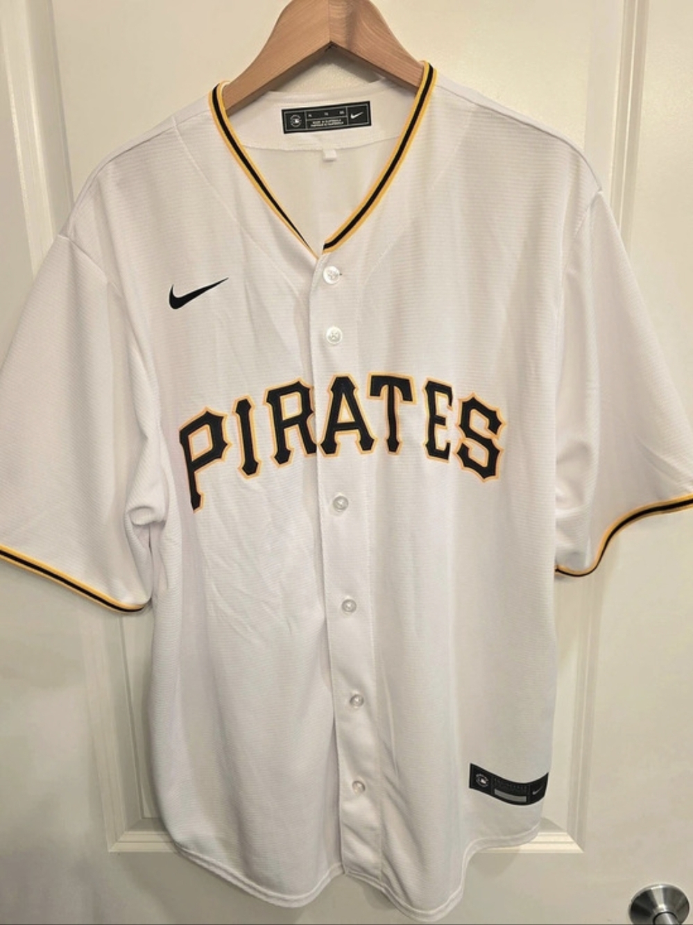 Nike Pittsburgh Pirates Home Replica Baseball Jersey XL